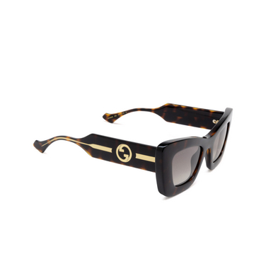 Gucci GG1552S Sunglasses 002 havana - three-quarters view