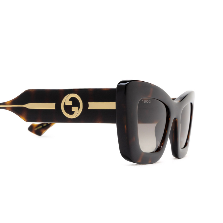 Gucci GG1552S Sunglasses 002 havana - 3/4