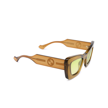Gucci GG1552S Sunglasses 004 brown - three-quarters view