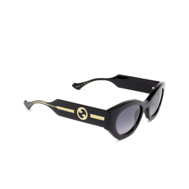 Gafas de sol Gucci GG1553S 001 black - Vista tres cuartos