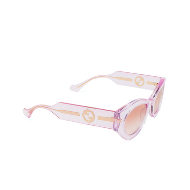 Gucci GG1553S Sunglasses 003 pink - three-quarters view