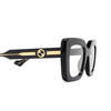 Gucci GG1554O Eyeglasses 001 black - product thumbnail 3/4