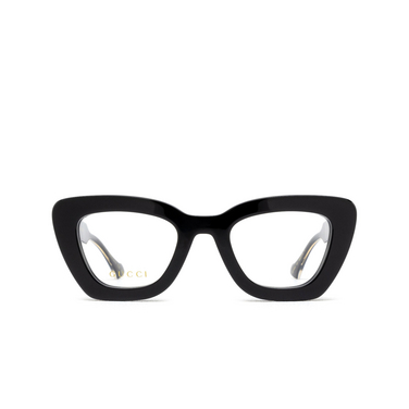 Gucci GG1555O Eyeglasses 001 black - front view