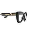 Gucci GG1555O Eyeglasses 001 black - product thumbnail 3/4