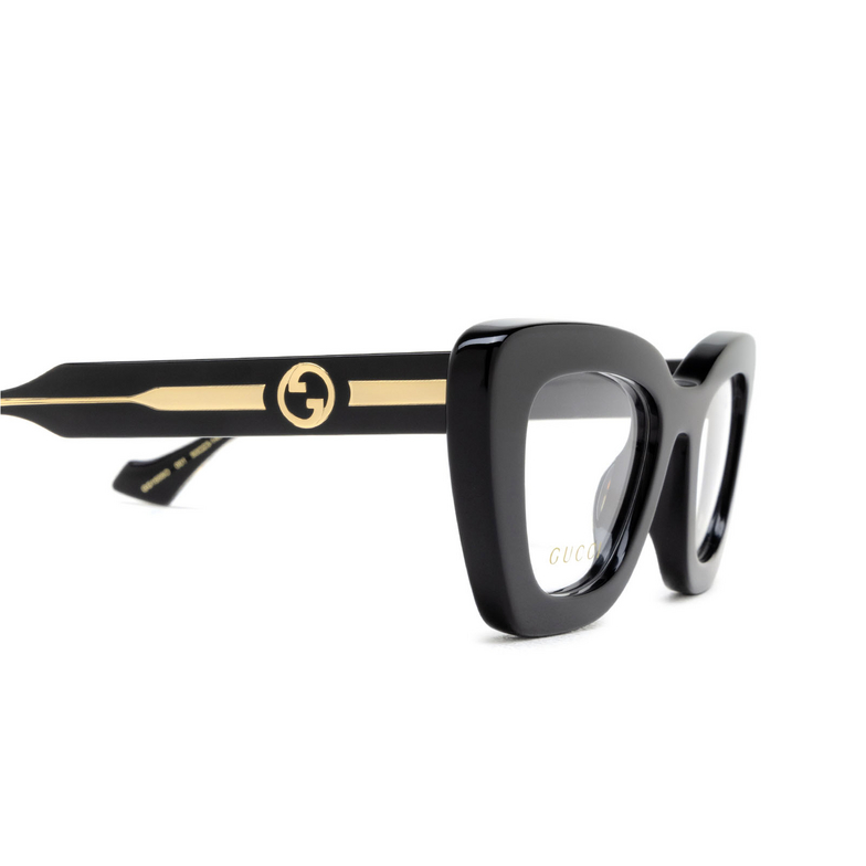 Gucci GG1555O Eyeglasses 001 black - 3/4