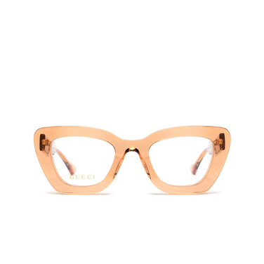 Gucci GG1555O Korrektionsbrillen 004 brown - Vorderansicht