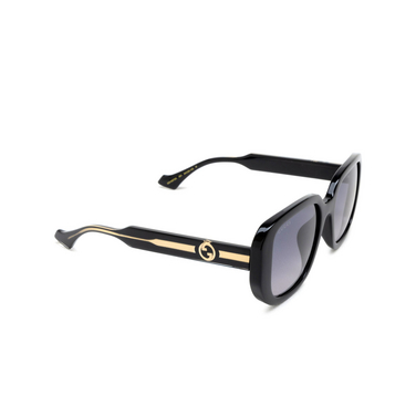 Gucci GG1557SK Sunglasses 001 black - three-quarters view