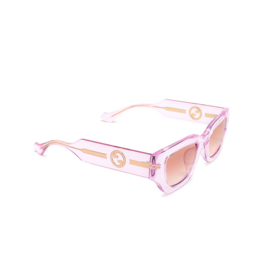 Gucci GG1558SK Sunglasses 003 pink - three-quarters view