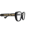 Lunettes de vue Gucci GG1559OK 001 black - Vignette du produit 3/4