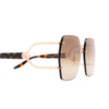 Lunettes de soleil Gucci GG1562S 002 gold - Vignette du produit 3/4