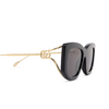 Gucci GG1566S Sunglasses 001 black - product thumbnail 3/4