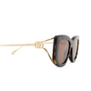 Gucci GG1566S Sunglasses 002 havana - product thumbnail 3/4