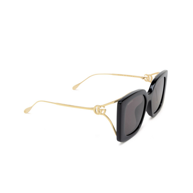 Gucci GG1567SA Sunglasses 001 black - three-quarters view