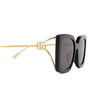 Gucci GG1567SA Sunglasses 001 black - product thumbnail 3/4