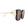 Gucci GG1567SA Sunglasses 002 havana - product thumbnail 3/4