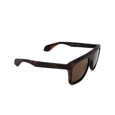 Gucci GG1570S Sunglasses 002 havana - three-quarters view