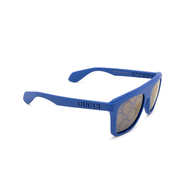 Gucci GG1570S Sunglasses 004 blue - three-quarters view