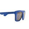 Occhiali da sole Gucci GG1570S 004 blue - anteprima prodotto 3/4