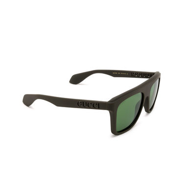 Gucci GG1570S Sunglasses 005 green - three-quarters view
