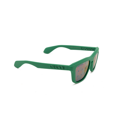 Gucci GG1571S Sunglasses 004 green - three-quarters view