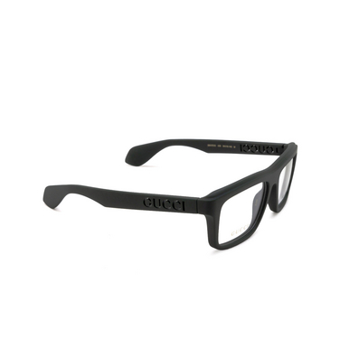 Gucci GG1572O Korrektionsbrillen 005 green - Dreiviertelansicht