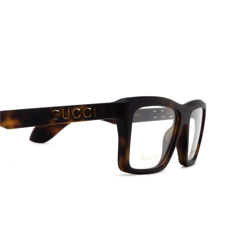 Gucci GG1573O Eyeglasses 002 havana - 3/4