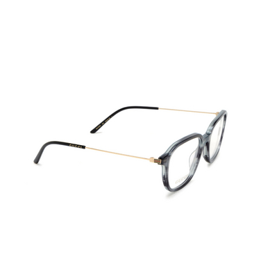 Gucci GG1576O Korrektionsbrillen 003 grey - Dreiviertelansicht