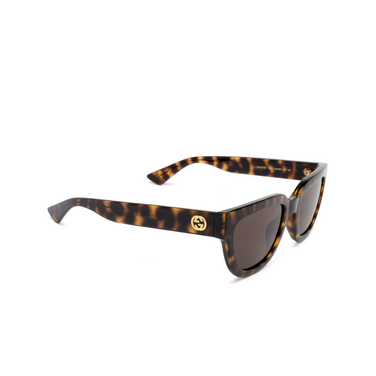 Gucci GG1578S Sunglasses 002 havana - three-quarters view