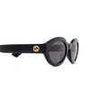 Occhiali da sole Gucci GG1579S 001 black - anteprima prodotto 3/4