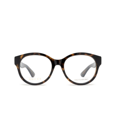 Gucci GG1580O Korrektionsbrillen 002 havana - Vorderansicht