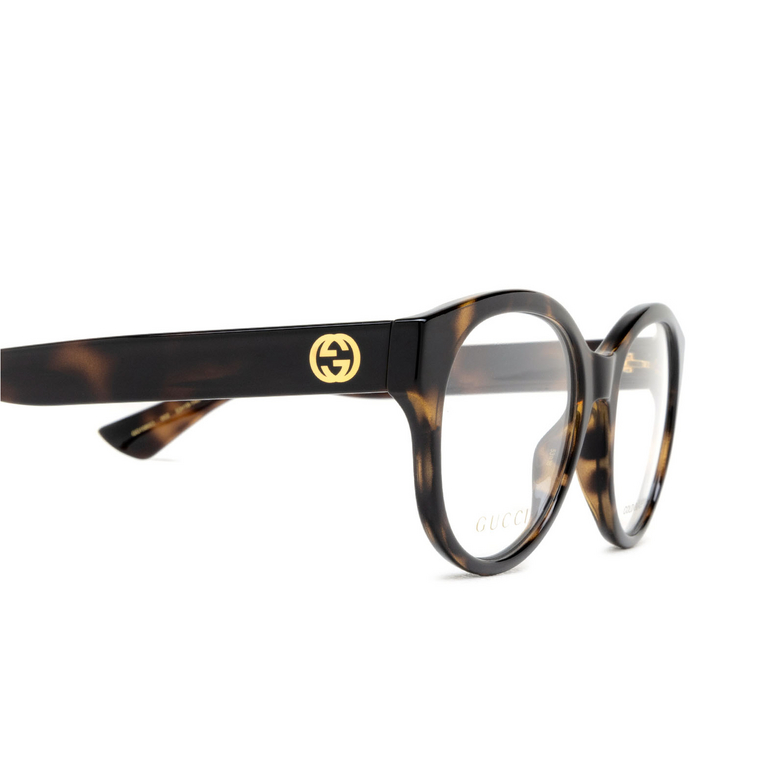Gucci GG1580O Eyeglasses 002 havana - 3/4