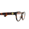 Gucci GG1581O Korrektionsbrillen 002 havana - Produkt-Miniaturansicht 3/4