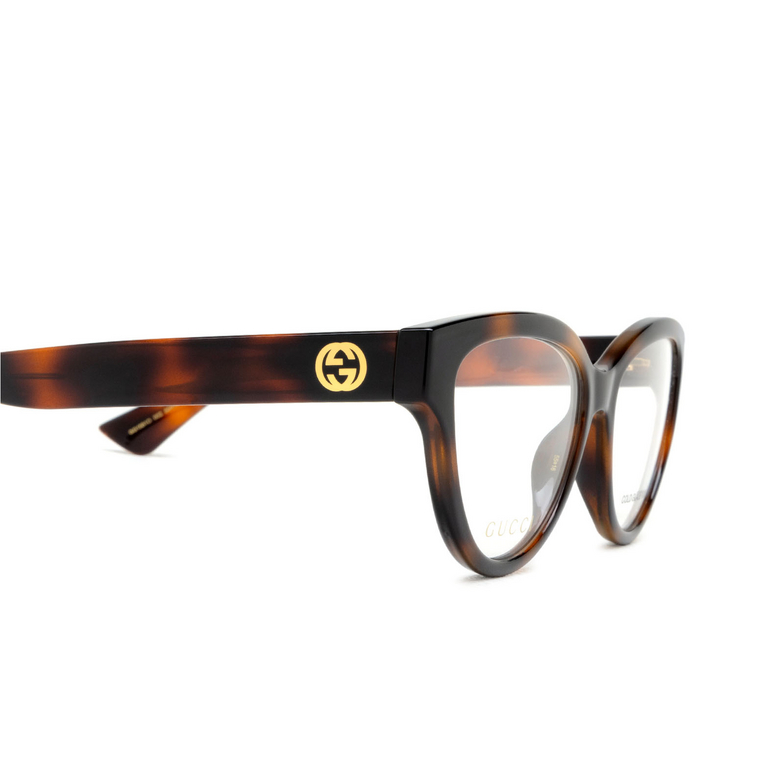 Gucci GG1581O Eyeglasses 002 havana - 3/4