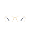 Occhiali da vista Gucci GG1586O 001 gold - anteprima prodotto 1/4