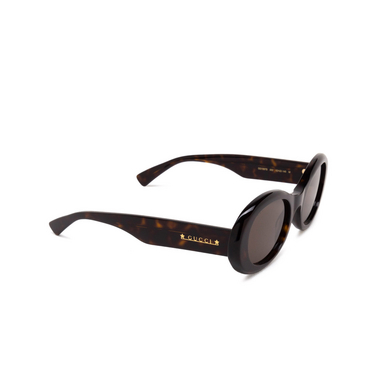 Gafas de sol Gucci GG1587S 002 havana - Vista tres cuartos