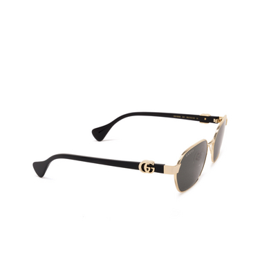 Gucci GG1593S Sunglasses 001 gold - three-quarters view