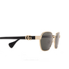 Gucci GG1593S Sunglasses 001 gold - product thumbnail 3/4