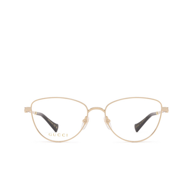 Gucci GG1595O Eyeglasses 001 gold - front view