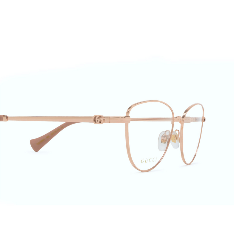 Gucci GG1595O Eyeglasses 002 gold - 3/4