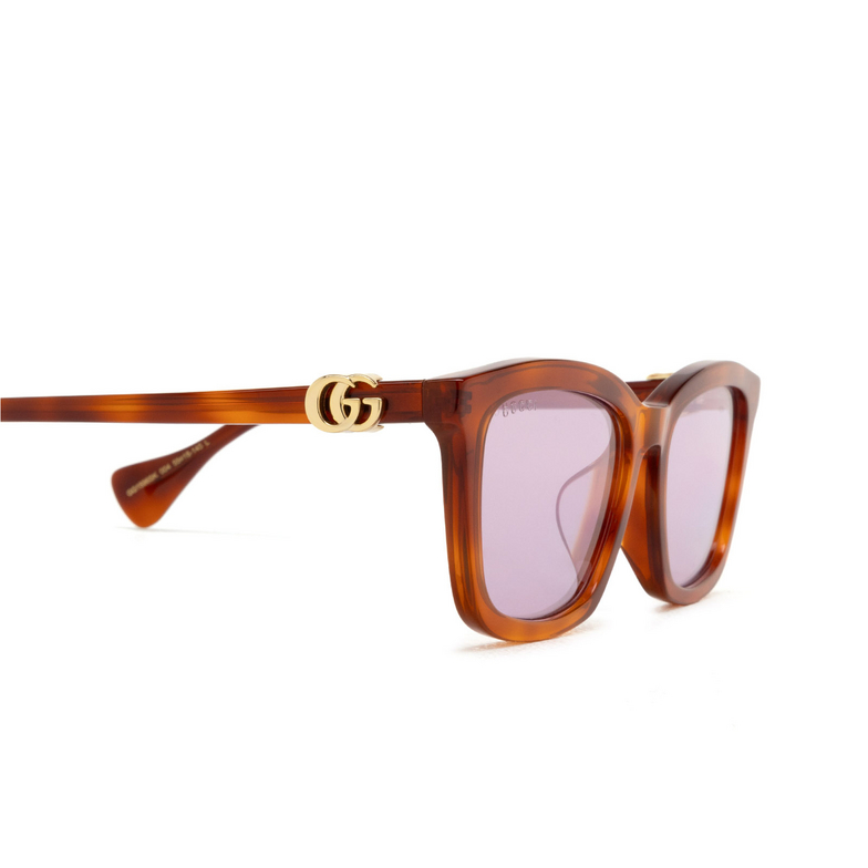 Gucci GG1596SK Sunglasses 004 havana - 3/4