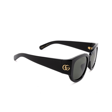 Lunettes de soleil Gucci GG1599SA 001 black - Vue trois quarts