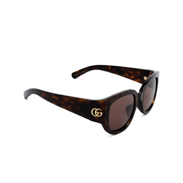 Gucci GG1599SA Sonnenbrillen 002 havana - Dreiviertelansicht