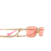 Gafas de sol Gucci GG1600S 004 gold - Miniatura del producto 3/4