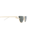 Gucci GG1603S Sunglasses 001 gold - product thumbnail 3/4