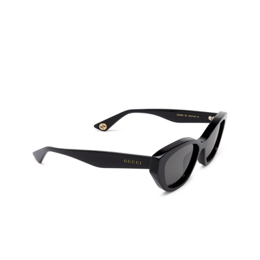 Gucci GG1638S Sunglasses 001 black - three-quarters view