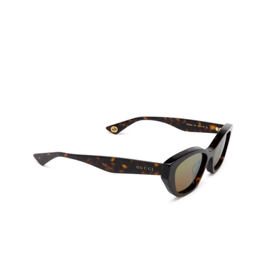 Gucci GG1638S Sunglasses 002 havana - three-quarters view
