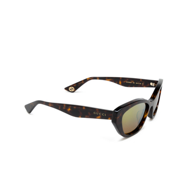 Gucci GG1638SA Sonnenbrillen 002 havana - Dreiviertelansicht