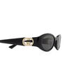 Gucci GG1660S Sunglasses 001 black - product thumbnail 3/4