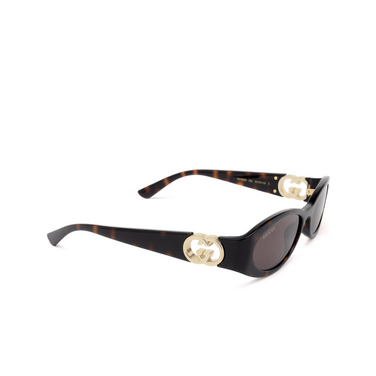Gucci GG1660S Sunglasses 002 havana - three-quarters view