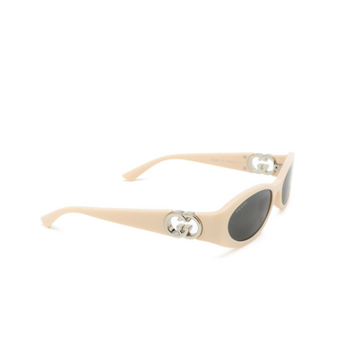 Gucci GG1660S Sunglasses 004 ivory - three-quarters view